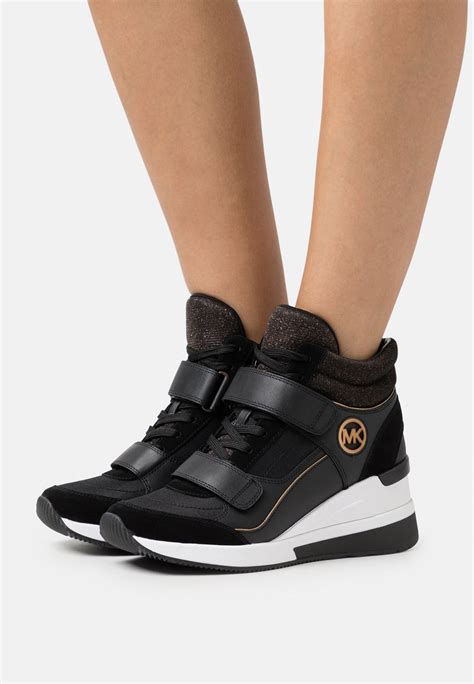 michael kors casual sneakers|Michael Kors heeled sneakers.